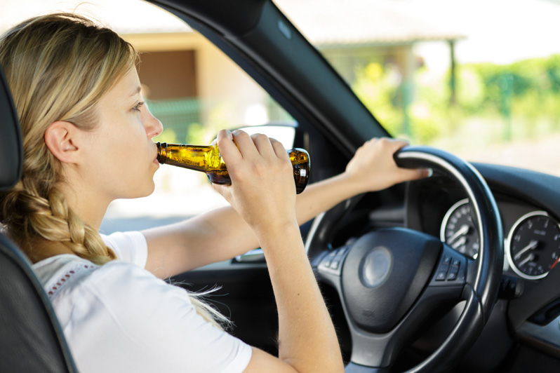 woman drinking